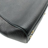 グッチ GUCCI バンブーミニショッパー 368823 ブラック レザー レディース ショルダーバッグ