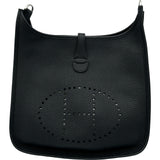 エルメス HERMES エヴリン3 PM K刻印 ブラック シルバー金具 トリヨン ユニセックス ショルダーバッグ