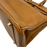 エルメス HERMES バーキン35 □B刻印 ナチュラルサブレ ゴールド金具 アルデンヌ ユニセックス ハンドバッグ