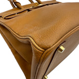 エルメス HERMES バーキン35 □B刻印 ナチュラルサブレ ゴールド金具 アルデンヌ ユニセックス ハンドバッグ