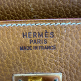 エルメス HERMES バーキン35 □B刻印 ナチュラルサブレ ゴールド金具 アルデンヌ ユニセックス ハンドバッグ