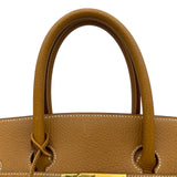 エルメス HERMES バーキン35 □B刻印 ナチュラルサブレ ゴールド金具 アルデンヌ ユニセックス ハンドバッグ