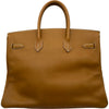 エルメス HERMES バーキン35 □B刻印 ナチュラルサブレ ゴールド金具 アルデンヌ ユニセックス ハンドバッグ
