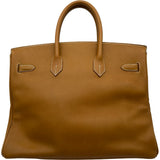 エルメス HERMES バーキン35 □B刻印 ナチュラルサブレ ゴールド金具 アルデンヌ ユニセックス ハンドバッグ