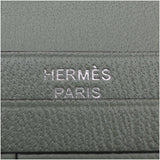 エルメス HERMES ベアンスフレ Y刻印 ヴェールド シルバー金具 アリゲーターマット ユニセックス 二つ折り財布
