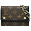 ルイ・ヴィトン LOUIS VUITTON ポルトフォイユ・コンパクト M60167 ブラウン モノグラム・マカサー メンズ 三つ折り財布