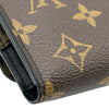 ルイ・ヴィトン LOUIS VUITTON ポルトフォイユ・コンパクト M60167 ブラウン モノグラム・マカサー メンズ 三つ折り財布