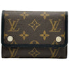 ルイ・ヴィトン LOUIS VUITTON ポルトフォイユ・コンパクト M60167 ブラウン モノグラム・マカサー メンズ 三つ折り財布
