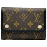 ルイ・ヴィトン LOUIS VUITTON ポルトフォイユ・コンパクト M60167 ブラウン モノグラム・マカサー メンズ 三つ折り財布