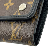 ルイ・ヴィトン LOUIS VUITTON ポルトフォイユ・コンパクト M60167 ブラウン モノグラム・マカサー メンズ 三つ折り財布