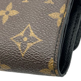 ルイ・ヴィトン LOUIS VUITTON ポルトフォイユ・コンパクト M60167 ブラウン モノグラム・マカサー メンズ 三つ折り財布