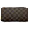 ルイ・ヴィトン LOUIS VUITTON ジッピー・ウォレット N60015 ブラウン ダミエ レディース 長財布