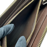 ルイ・ヴィトン LOUIS VUITTON ジッピー・ウォレット N60015 ブラウン ダミエ レディース 長財布