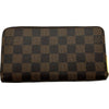 ルイ・ヴィトン LOUIS VUITTON ジッピー・ウォレット N60015 ブラウン ダミエ レディース 長財布