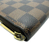 ルイ・ヴィトン LOUIS VUITTON ジッピー・ウォレット N60015 ブラウン ダミエ レディース 長財布