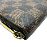 ルイ・ヴィトン LOUIS VUITTON ジッピー・ウォレット N60015 ブラウン ダミエ レディース 長財布