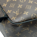 ルイ・ヴィトン LOUIS VUITTON ジョッシュ M41530 ブラウン モノグラム・マカサー メンズ リュック・デイパック
