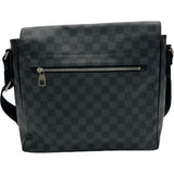 ルイ・ヴィトン LOUIS VUITTON ディストリクトMM N41272 ブラウン ダミエ/グラフィット メンズ ショルダーバッグ