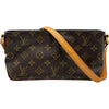 ルイ・ヴィトン LOUIS VUITTON トロター M51240 ブラウン モノグラムキャンバス レディース ショルダーバッグ
