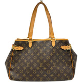 ルイ・ヴィトン LOUIS VUITTON バティニョール・オリゾンタル M51154 ブラウン モノグラムキャンバス レディース トートバッグ
