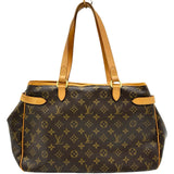 ルイ・ヴィトン LOUIS VUITTON バティニョール・オリゾンタル M51154 ブラウン モノグラムキャンバス レディース トートバッグ