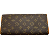 ルイ・ヴィトン LOUIS VUITTON ポシェット・ツインGM M51852 ブラウン モノグラムキャンバス レディース ショルダーバッグ