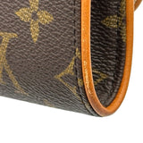 ルイ・ヴィトン LOUIS VUITTON ポシェット・ツインGM M51852 ブラウン モノグラムキャンバス レディース ショルダーバッグ