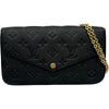ルイ・ヴィトン LOUIS VUITTON ポシェット･フェリシー M82477 ノワール モノグラム・アンプラント レディース ショルダーバッグ