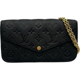 ルイ・ヴィトン LOUIS VUITTON ポシェット･フェリシー M82477 ノワール モノグラム・アンプラント レディース ショルダーバッグ