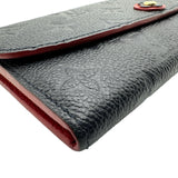 ルイ・ヴィトン LOUIS VUITTON ポルトフォイユ・エミリー M68327 ネイビー モノグラムキャンバス/アンプラント レディース 長財布