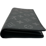 ルイ・ヴィトン LOUIS VUITTON ポルトフォイユ・ブラザ M61697 ブラック モノグラム・エクリプス メンズ 長財布
