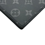 ルイ・ヴィトン LOUIS VUITTON ポルトフォイユ・ブラザ M61697 ブラック モノグラム・エクリプス メンズ 長財布