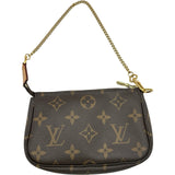 ルイ・ヴィトン LOUIS VUITTON ミニポシェット・アクセソワール M58009 ブラウン モノグラムキャンバス レディース ポーチ