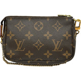 ルイ・ヴィトン LOUIS VUITTON ミニポシェット・アクセソワール M58009 ブラウン モノグラム・キャンバス レディース ショルダーバッグ