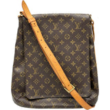 ルイ・ヴィトン LOUIS VUITTON ミュゼット M51256 ブラウン モノグラムキャンバス レディース ショルダーバッグ