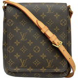 ルイ・ヴィトン LOUIS VUITTON ミュゼット・サルサ ショート M51258 ブラウン モノグラム・キャンバス レディース ショルダーバッグ