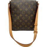 ルイ・ヴィトン LOUIS VUITTON ミュゼット・サルサ ショート M51258 ブラウン モノグラム・キャンバス レディース ショルダーバッグ