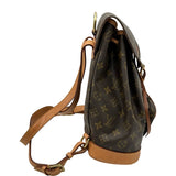 ルイ・ヴィトン LOUIS VUITTON モンスリMM M51136 ブラウン モノグラムキャンバス レディース リュック・デイパック
