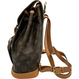 ルイ・ヴィトン LOUIS VUITTON モンスリMM M51136 ブラウン モノグラムキャンバス レディース リュック・デイパック
