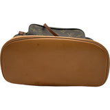 ルイ・ヴィトン LOUIS VUITTON モンスリMM M51136 ブラウン モノグラムキャンバス レディース リュック・デイパック