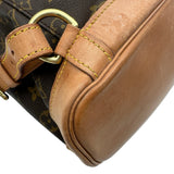 ルイ・ヴィトン LOUIS VUITTON モンスリMM M51136 ブラウン モノグラム・キャンバス レディース リュック・デイパック