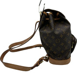 ルイ・ヴィトン LOUIS VUITTON モンスリMM M51136 ブラウン モノグラム・キャンバス レディース リュック・デイパック