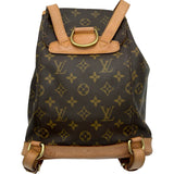 ルイ・ヴィトン LOUIS VUITTON モンスリMM M51136 ブラウン モノグラム・キャンバス レディース リュック・デイパック