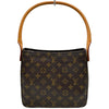 ルイ・ヴィトン LOUIS VUITTON ルーピングMM M51146 ブラウン モノグラム・キャンバス レディース ハンドバッグ