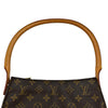 ルイ・ヴィトン LOUIS VUITTON ルーピングMM M51146 ブラウン モノグラム・キャンバス レディース ハンドバッグ