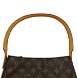 ルイ・ヴィトン LOUIS VUITTON ルーピングMM M51146 ブラウン モノグラム・キャンバス レディース ハンドバッグ