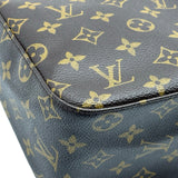 ルイ・ヴィトン LOUIS VUITTON ルーピングMM M51146 ブラウン モノグラム・キャンバス レディース ハンドバッグ