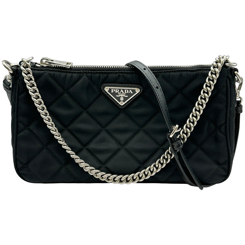プラダ PRADA 2WAYショルダーバッグ 1BH026 ブラック ナイロン