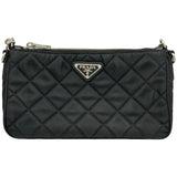 プラダ PRADA 2WAYショルダーバッグ 1BH026 ブラック ナイロン レディース ショルダーバッグ