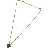 ヴァンクリーフ＆アーペル Van Cleef & Arpels ヴィンテージアルハンブラネックレス ゴールド Au750 マラカイト ジュエリー